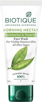 BIOTIQUE Morning Nectar Moisturize & Nourish Facewash Pack of - 100ml x 1 Face Wash(100 ml)
