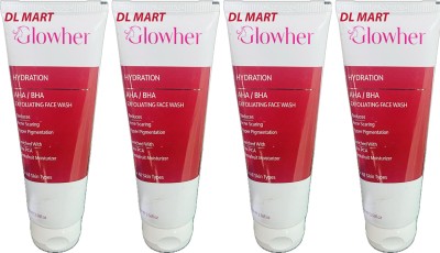 DL MART GLOWHER FACE WASH ( PACK OF 4 ) Face Wash(240 g)