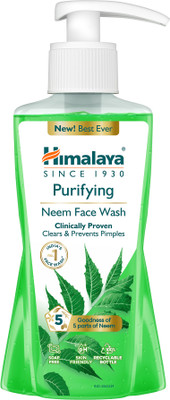 HIMALAYA NEEM | PREVENTS PIMPLE | TURMERIC Face Wash(200 ml)