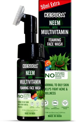 KESUDA Neem With Muti vitamin Foaming Facewash for Glowing Skin Face Wash(150 ml)