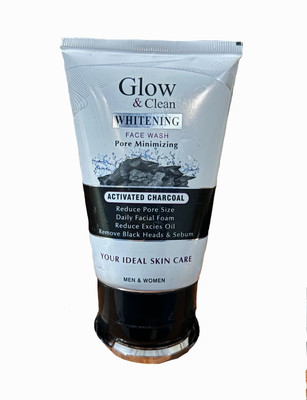 SJ Goree Glow & Clean Charcoal  Glow and Clean Whitening Charcoal FaceWash Face Wash(120 ml)