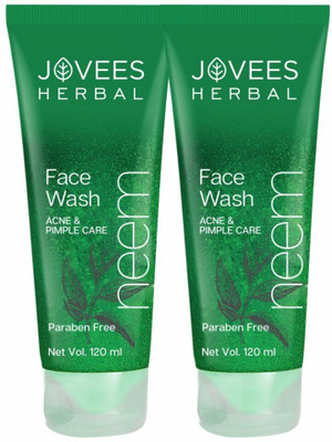 JOVEES Neem for Acne & Pimple Prone Skin with Tea Tree ,Rosemary & Lemon Face Wash(240 ml)