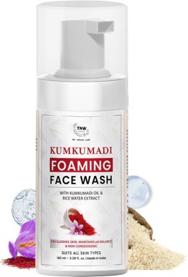 TNW - The Natural Wash Kumkumadi Foaming  with Kumkumadi Oil & Rice Water Extract Face Wash(100 ml)