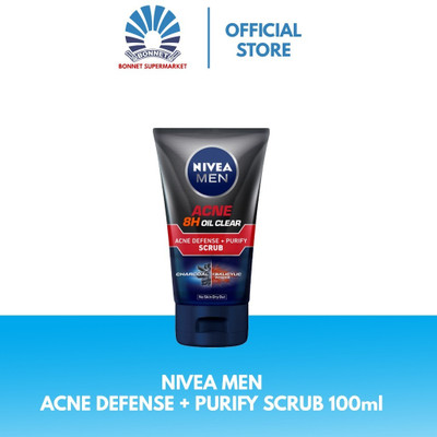NIVEA Men Acne Control Brightening Mud Scrub (IMPORTED) Face Wash(100 ml)