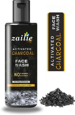 Zailie Face wash Charcoal with Activated Charcoal for Oil Control  200 ml. Face Wash(200 g)