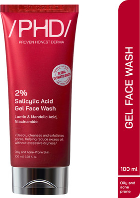 Proven Honest Derma 2% Salicylic Acid Gel for Oily & Acne-Prone Skin Face Wash(100 g)