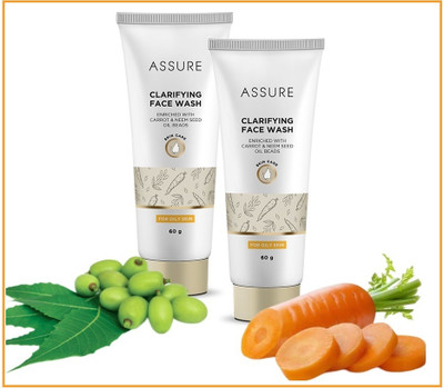 ASSURE  Clarifying (Enriched with Carrot and Neem Seed oil) Face Wash(120 g)