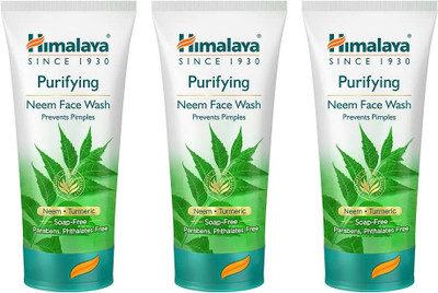 HIMALAYA neem face wash pack of 3  Face Wash(100 ml)