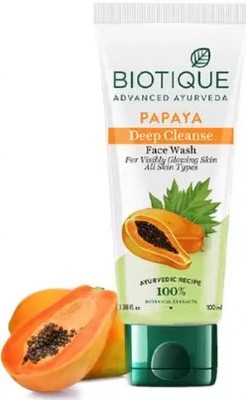 BIOTIQUE Active Night Repair Combo, Vitamin C cream, Walnut Scrub & Papaya Face Wash(150 ml)