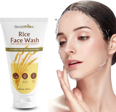 smartdrops Rice Facewash For Removes Excess Oils & Reduce Blemishes Face Wash(100 ml)