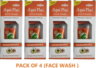 HAPDCO AQUI PLUS FACE WASH - PACK OF 4 Face Wash(260 ml)