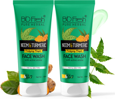Biofresh Pure Herbal Neem & Turmeric  Face Wash(240 ml)