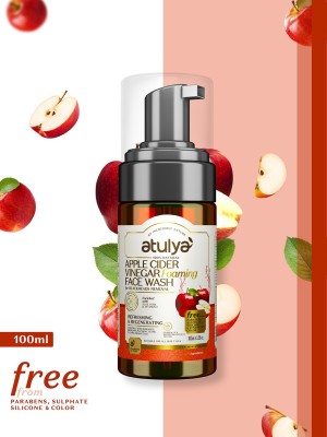 Atulya Apple Cider Vinegar Foaming  With Pump Face Wash(100 ml)