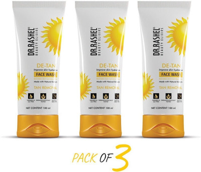 DR.RASHEL DE-TAN FACE WASH | IMPROVES SKIN HYDRATION & REMOVES TAN Face Wash(300 ml)