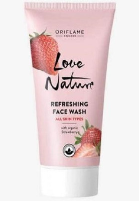 Oriflame Love Nature Refreshing Strawberry - Face Wash(50 g)