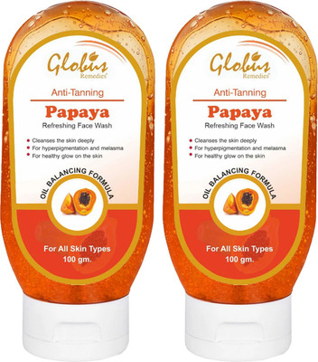 Globus Remedies PAPAYA PURIFYING  Face Wash(200 ml)