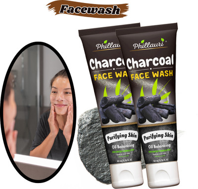 Phillauri Brightening Dark Spot Reduction Activated Charcoal Face Wash(120 ml)