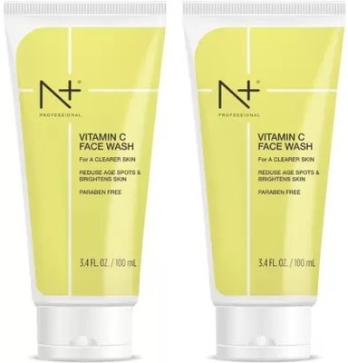 N PLUS PROFESSIONAL Vitamin C  100ml- Pack of 2 Face Wash(100 ml)