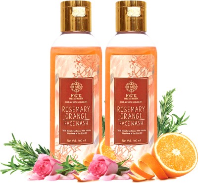 Mystic pure ayurveda Orange & Rosemary With Vitamin C For Clear & Glowing Skin Face Wash(100 ml)