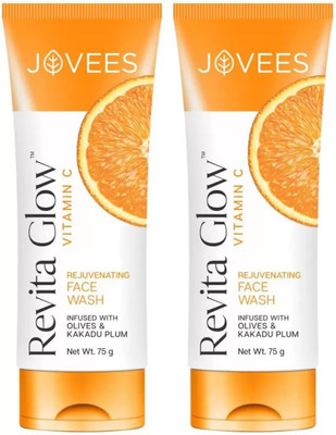 JOVEES Revita glow rejuvenating  75g pack of 2 Face Wash(75 g)