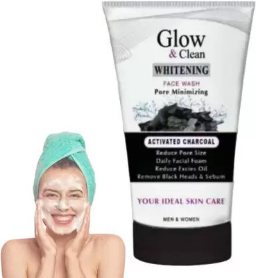 Elecsera Whitening Glow & Clean Activated Charcoal Clear Bright Skin Face Wash(100 g)