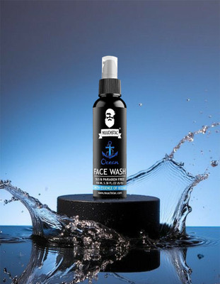 AMBREVIE MUUCHSTk Ocean for Men, Fights Acne & Pimple, Skin Brightening, All Types Skin  Face Wash(100 ml)