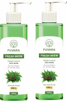 FUVARA fresh neem face wash 200ml pack 2 Face Wash(400 ml)