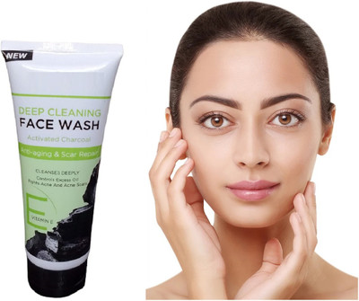 GFSU - GO FOR SOMETHING UNIQUE Charcoal  with Activated Charcoal Face Wash(100 ml)