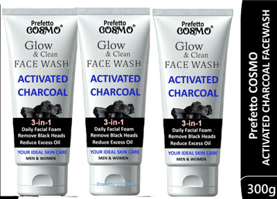 Prefetto COSMO Charcoal Detoxifying Pack Face Wash(300 g)