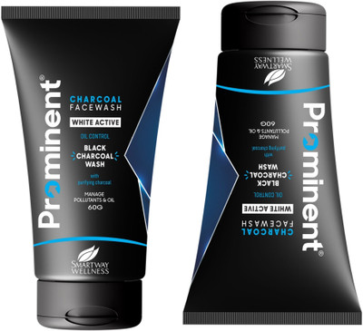 Prominent Pack of 2 Charcoal Face Wash(120 g)