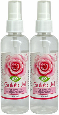 MEGHDOOT Rose Water for Dry Skin & Pigmentation 100ML Pack of 2 Face Wash(200 ml)