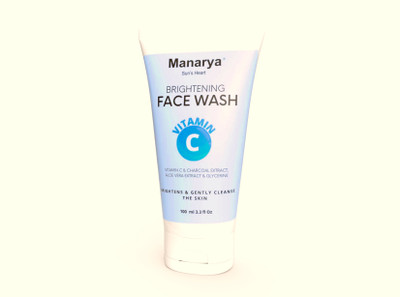 Manarya Sun's Heart Bright Double Action with Charcoal and Vitamin C Face Wash(100 ml)
