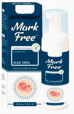 DOOMSDAY MARK FREE FOAMING FACE WASH ENRICHED WITH ALOEVERA PACK OF 1 Face Wash(100 ml)