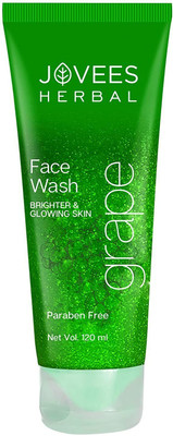 JOVEES Herbal Grape Fairness  | For Dull Skin | Paraben & Alcohol Free Face Wash(120 ml)