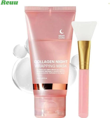 Reuu E Collagen Night Wrapping Peel Off Mask Collagen Peel Off Solution(100 ml)