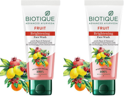 BIOTIQUE Fruit 150ml Facewash Set of 2 Face Wash(300 ml)
