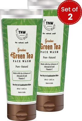 TNW - The Natural Wash Grealmo Green Tea  | Vit C | Paraben & Sulfate-free Face Wash(100 ml)