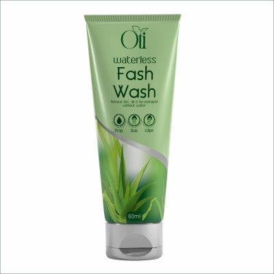 oti Aloevera Turbo Bright Double Action,Anti Pollution with Aloevera Waterless  Face Wash(60 g)