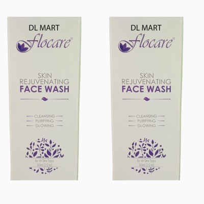 DL MART flocare skin rejuvenating face wash pack of 2 Face Wash(60 ml)