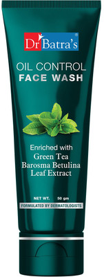 Dr. Batra’s Oil Control For Oil Free & Clear Skin Face Wash  (50 G) For Rs. 51 @ 56 %