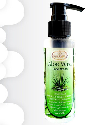 Pihaaru Cooling Aloe Vera  – Fresh, Clean & Revitalized Skin– 100ml/ Face Wash(100 ml)