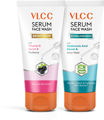 VLCC Vitamin C & Mulberry Serum For AM & Aloe Vera Serum For PM Face Wash(200 ml)