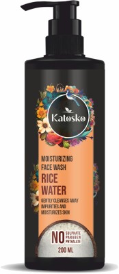 Katosko Rice Water Bright Foaming Cleanser, for glowing skin & even skin tone  Face Wash(200 ml)