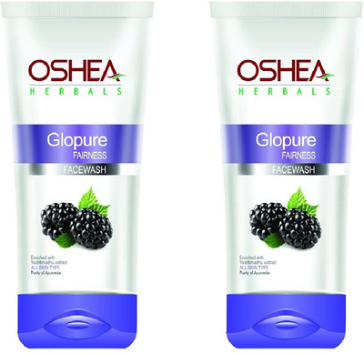 Oshea Herbal Glopure Fairness  Pack of 2 Face Wash(240 g)