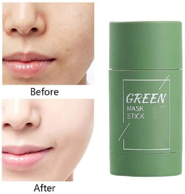 AFARAXIA Best Facial Oil Control Green Tea Clay Stick mask, Toning Face Mask(40 ml)
