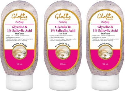 Globus Glycolic Acid and Salicylic Acid Face Wash(100 ml)