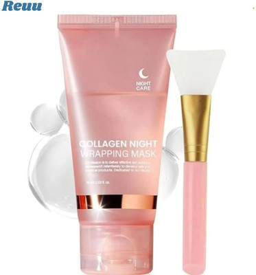 Reuu B Collagen Night Wrapping Peel Off Mask Collagen Peel Off Solution(100 ml)