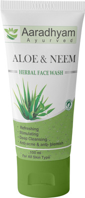 AARADHYAM Aloe vera Neem For Anti Pimple face wash Face Wash(100 ml)
