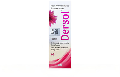 Dersol Pimple Care DER-SOL Facewash Helps Prevent Pimples & Pimple Marks Face Wash(100 ml)