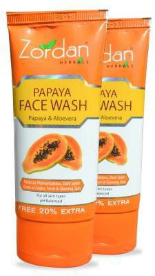 ZORDAN Papaya Facewash 120ml Pack Of 2 (240ml) Face Wash(240 ml)
